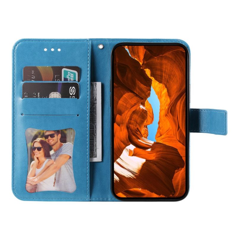 Læder Cover Samsung Galaxy S25 5g Edge Telefon Etui Mandala-print