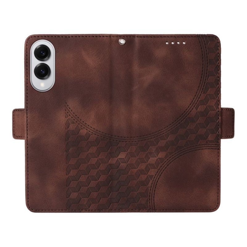 Læder Cover Samsung Galaxy S25 5g Edge Telefon Etui Stjernedesign
