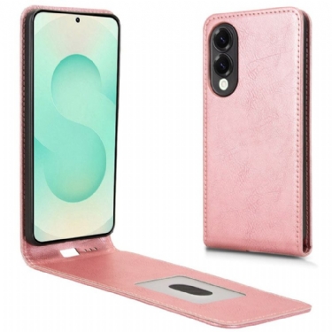 Læder Cover Samsung Galaxy S25 5g Edge Telefon Etui Vertikalt Design