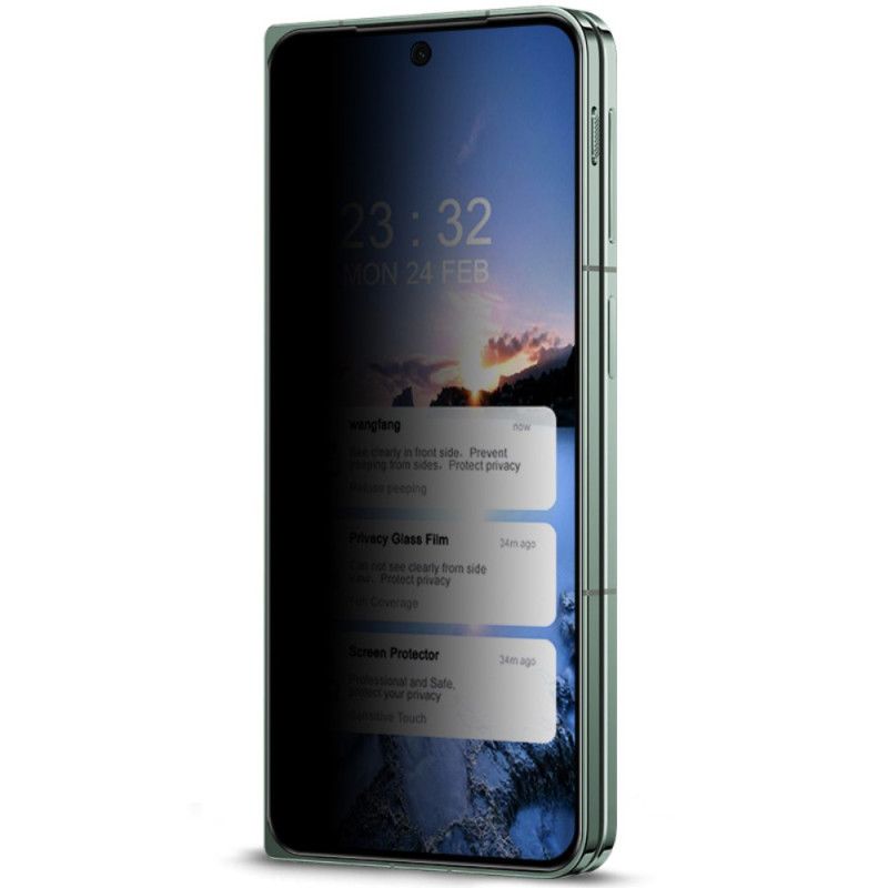 Anti-spionage Hærdet Glasskærmbeskytter Til Oppo Find N3 / Oneplus Open Frontskærm Imak