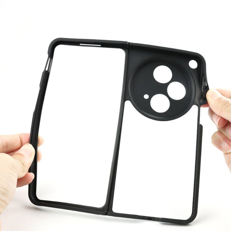 Cover Oppo Find N3 Klar Med Sort Kant