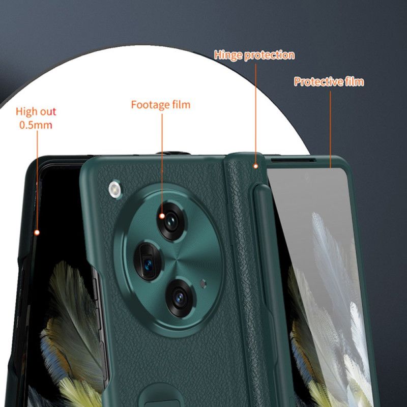 Cover Oppo Find N3 Stylus Og Hærdet Glasskærmbeskytter