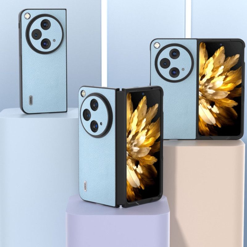 Cover Oppo Find N3 Telefon Etui Abeel Naturlig Litchi Læder