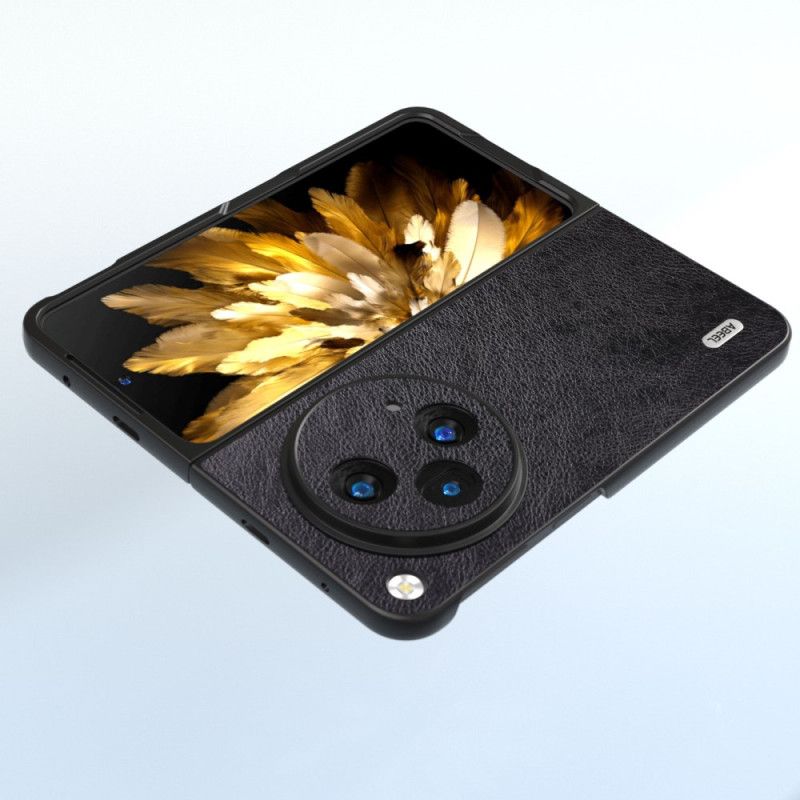 Cover Til Oppo Find N3 Abeel Lychee Lædereffekt