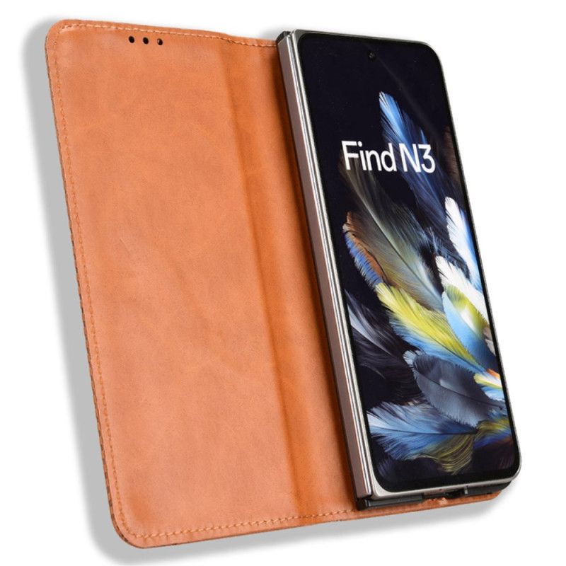 Flip Cover Til Oppo Find N3 Vintage