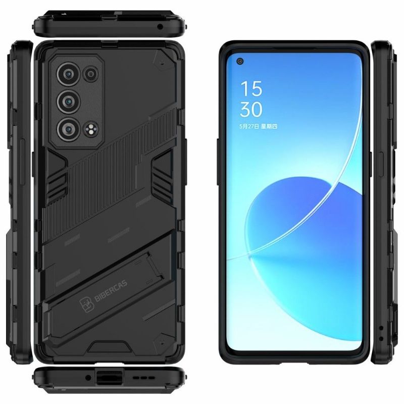 Cover Oppo Reno 6 Pro 5G Hybrid Med Stativ