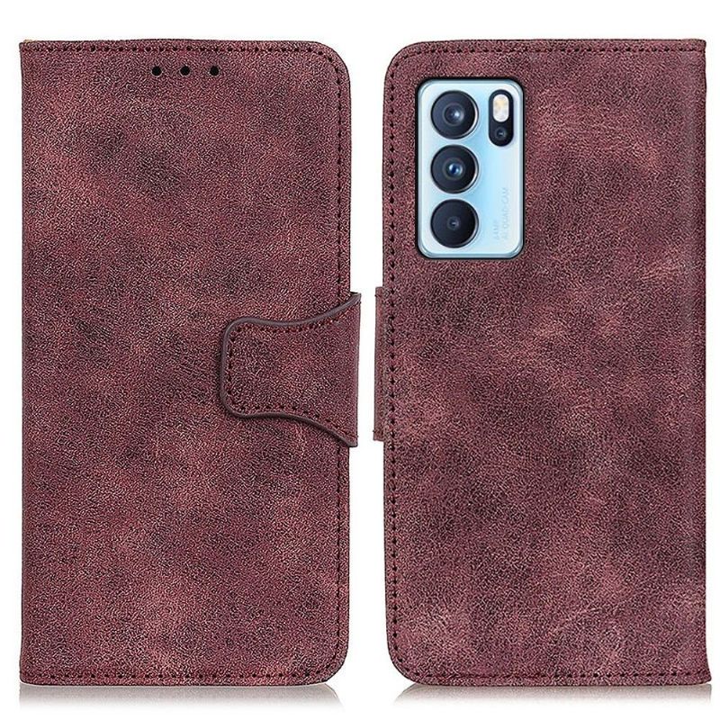 Etui Oppo Reno 6 Pro 5G Anti-fald Edouard Kunstlæder Vintage