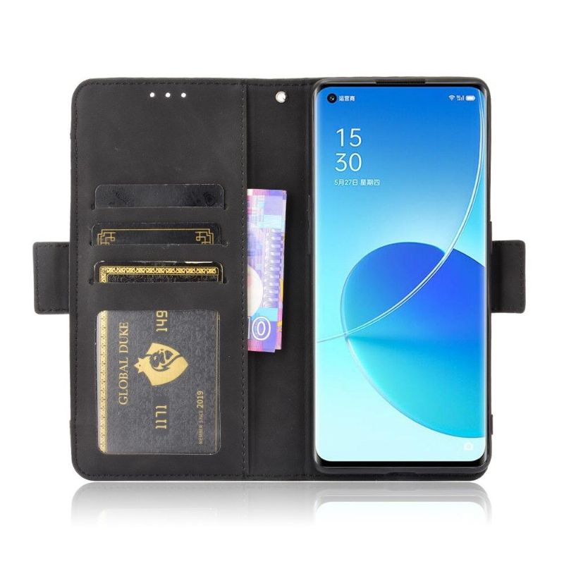 Flip Cover Oppo Reno 6 Pro 5G Premium Med Kortholder