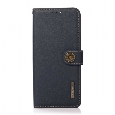 Flip Cover Xiaomi Redmi Note 10 5G Khazneh Rfid Ægte Læder