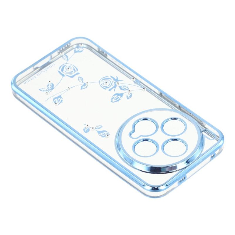 Cover Vivo X300 Kadem Rhinsten Og Blomsterdesign