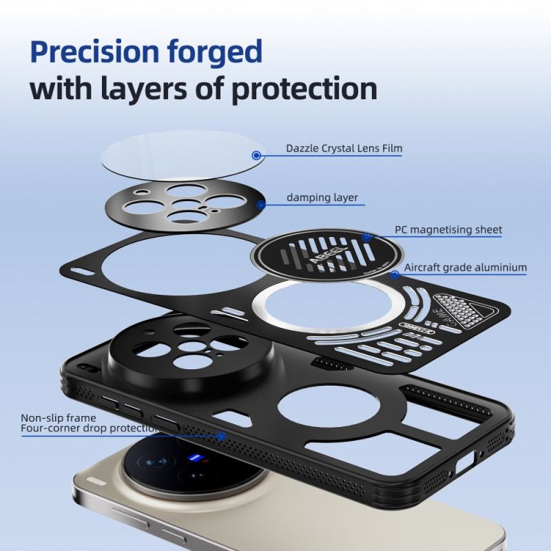 Cover Vivo X300 Magnetisk Med Varmeafledning Abeel