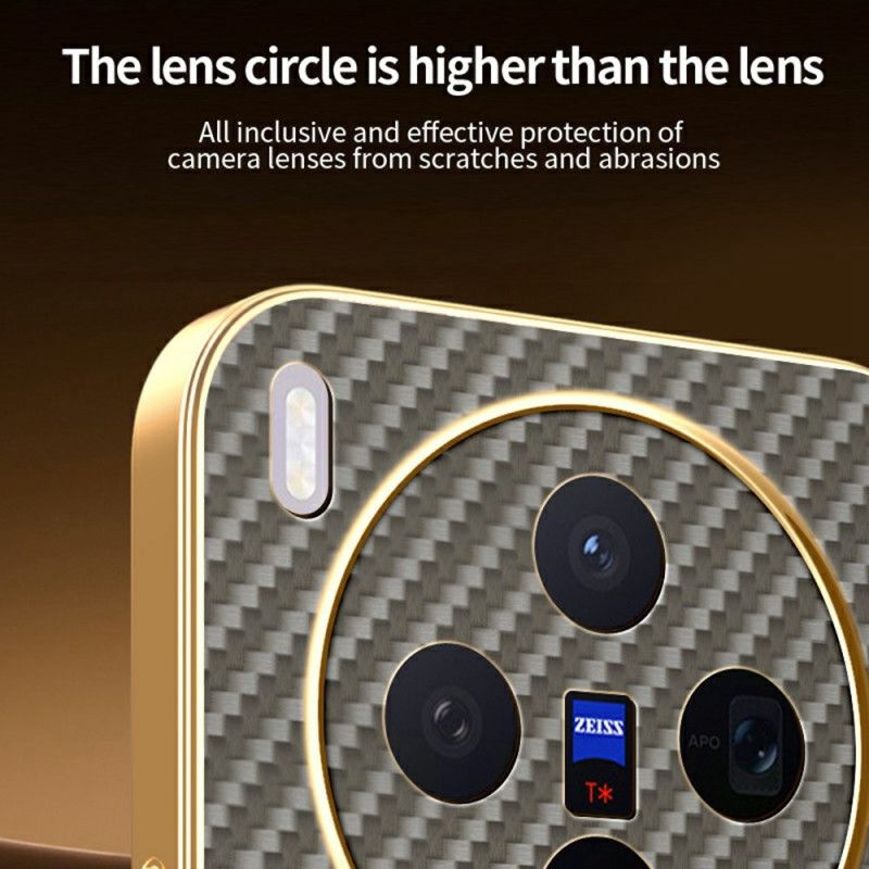 Cover Vivo X300 Telefon Etui Kulfibertekstur