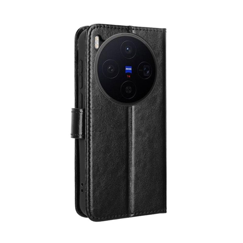 Flip Cover Til Vivo X300 Prangende Kunstlæder