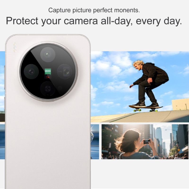 Hærdet Glaslinsebeskytter Til Vivo X300 (version (sort))