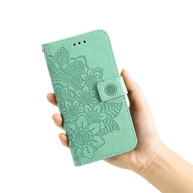 Læder Cover Vivo X300 Telefon Etui Mandala-print