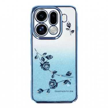 Cover Oppo Find X9 Pro 5g Kadem Blomster Og Rhinsten