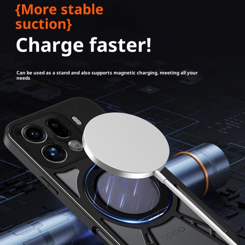 Cover Oppo Find X9 Pro 5g Roterende Magnetisk Stativ Og Varmeafledning