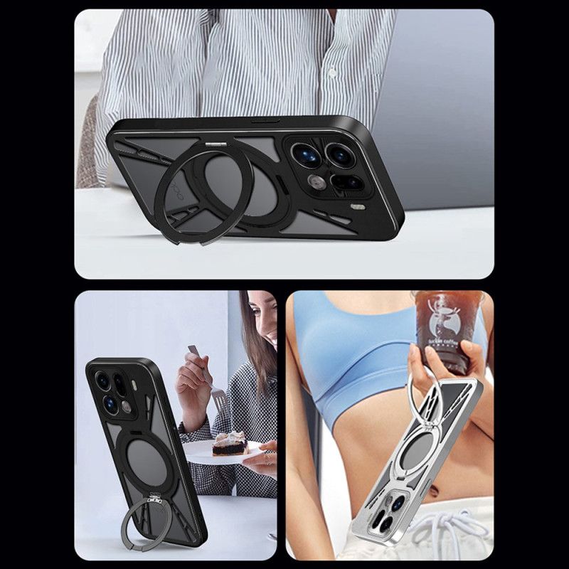 Cover Oppo Find X9 Pro 5g Roterende Magnetisk Stativ Og Varmeafledning