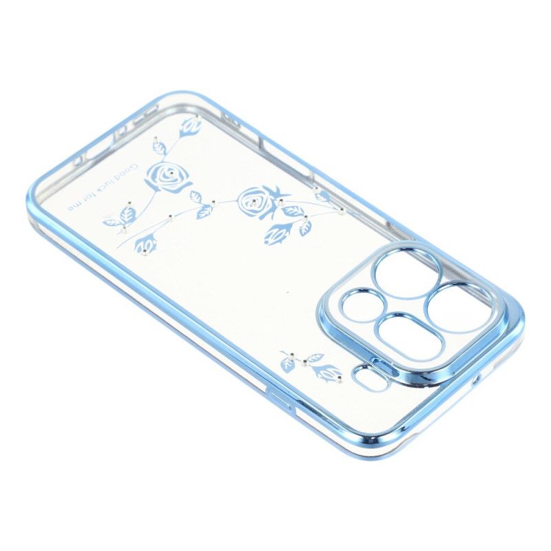 Cover Oppo Find X9 Pro 5g Telefon Etui Kadem Blomster Og Rhinsten