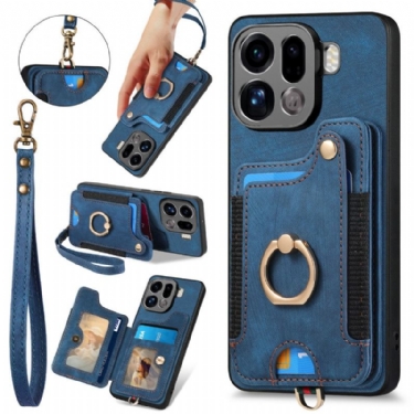 Cover Oppo Find X9 Pro 5g Telefon Etui Rfid-kortholder I Retrodesign