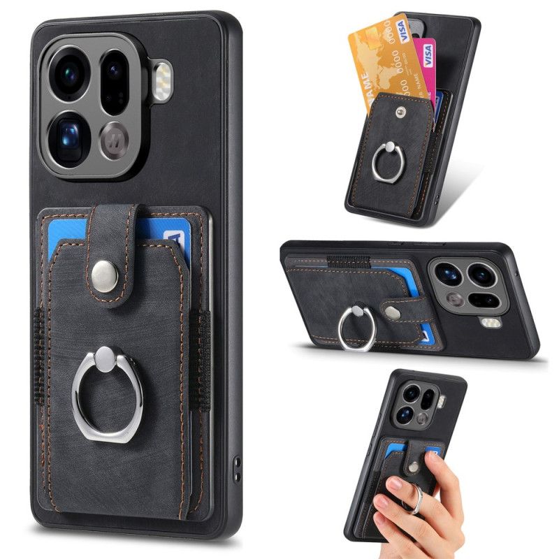 Cover Til Oppo Find X9 Pro 5g Kortholder Og Ring