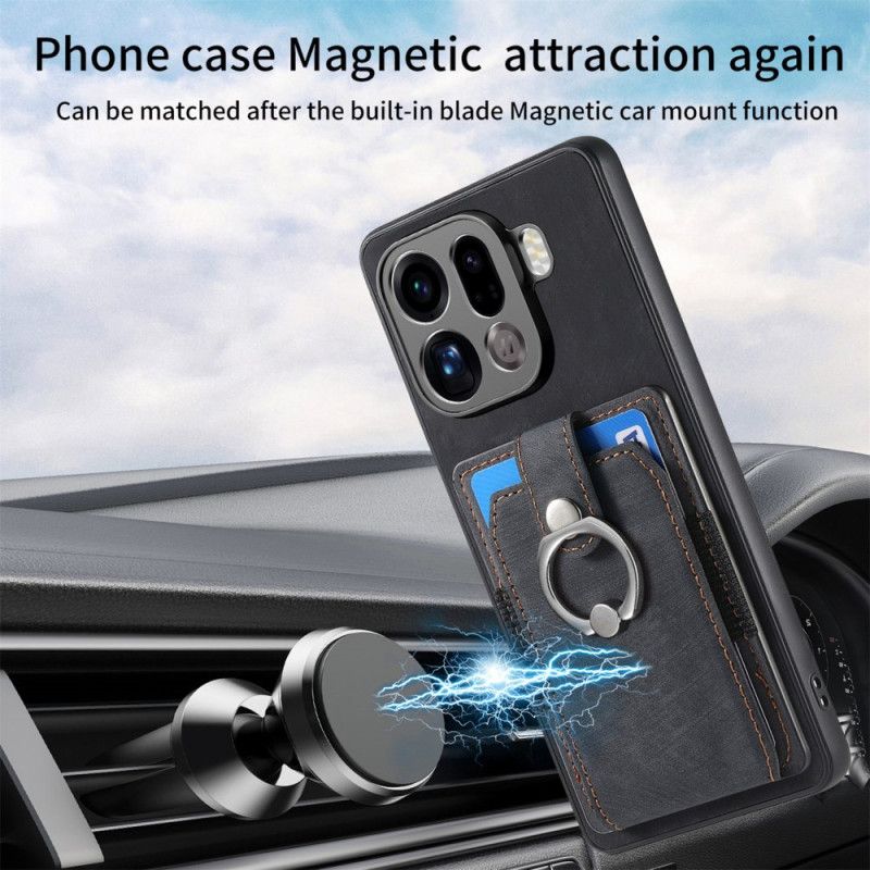 Cover Til Oppo Find X9 Pro 5g Kortholder Og Ring