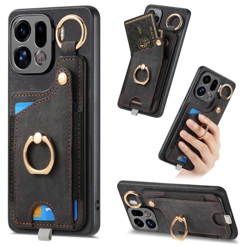 Cover Til Oppo Find X9 Pro 5g Kortholder Og Ringholder