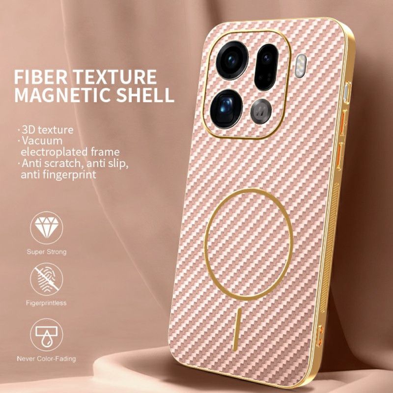 Cover Til Oppo Find X9 Pro 5g Kulfibertekstur