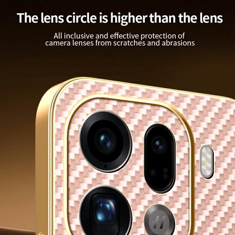 Cover Til Oppo Find X9 Pro 5g Kulfibertekstur