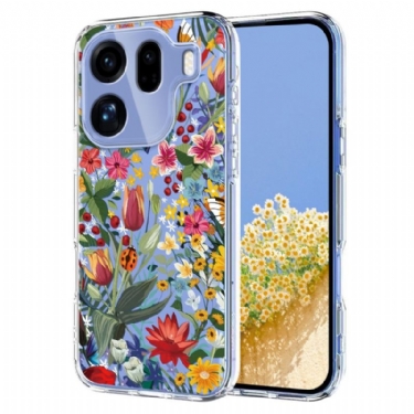 Cover Til Oppo Find X9 Pro 5g Sommerfugle Og Blomster