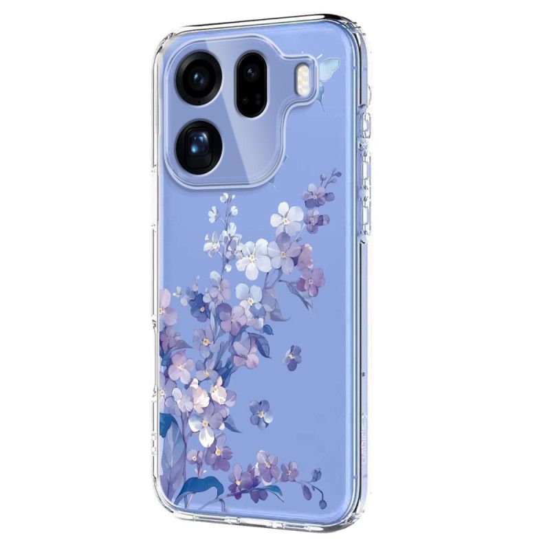 Cover Til Oppo Find X9 Pro 5g Sommerfugle Og Blomster