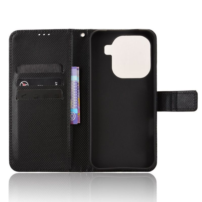 Flip Cover Oppo Find X9 Pro 5g Diamanttekstur