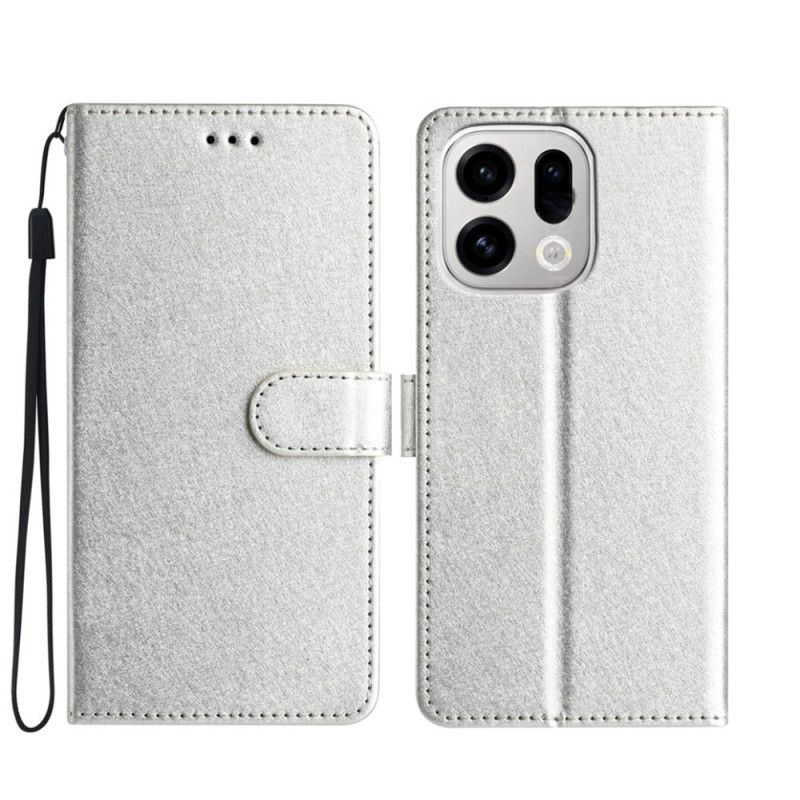 Flip Cover Oppo Find X9 Pro 5g Silkestruktur