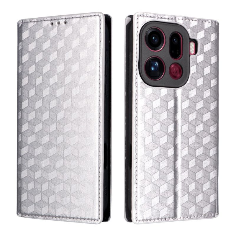 Flip Cover Til Oppo Find X9 Pro 5g Diamantmønster