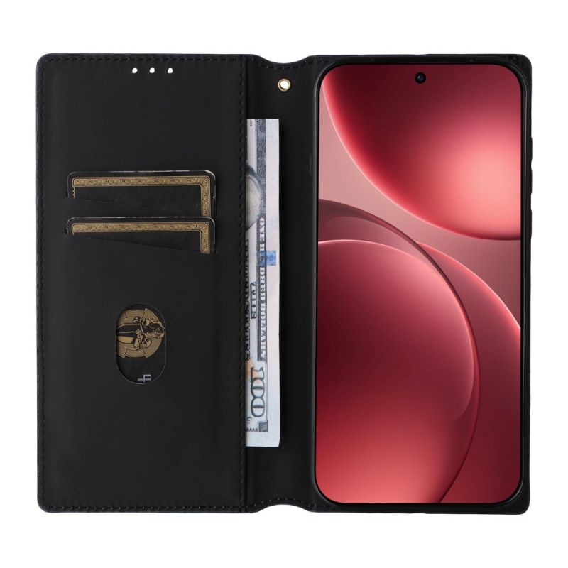 Flip Cover Til Oppo Find X9 Pro 5g Diamantmønster