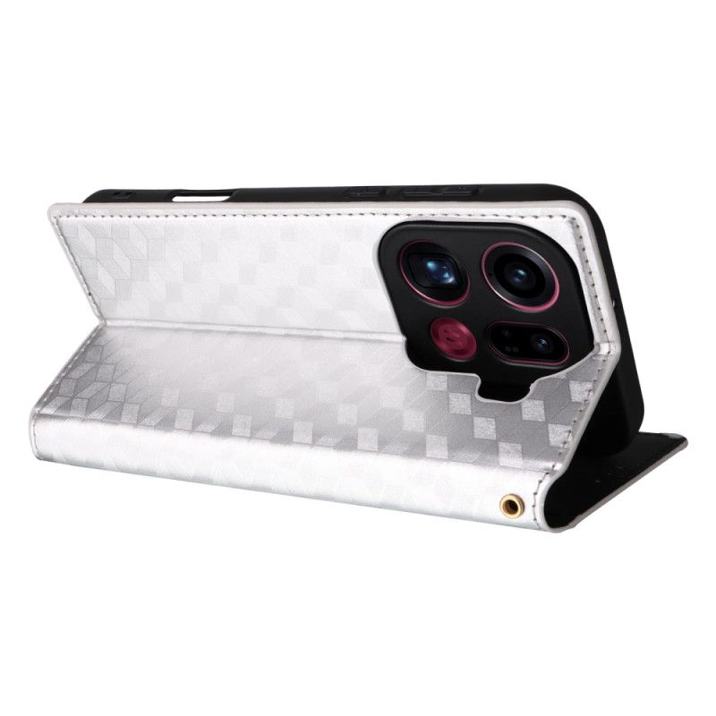 Flip Cover Til Oppo Find X9 Pro 5g Diamantmønster