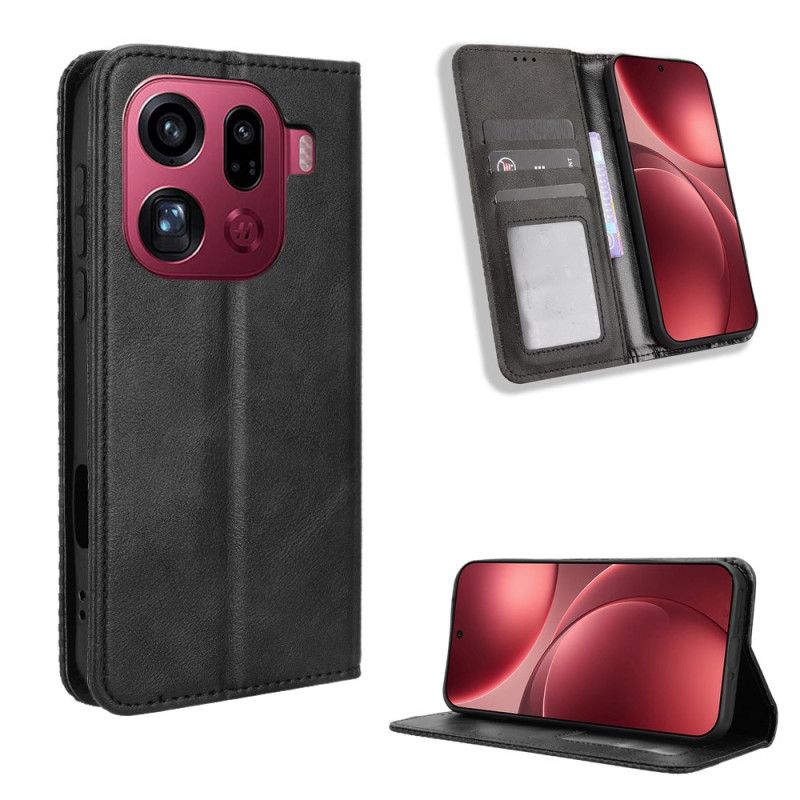 Flip Cover Til Oppo Find X9 Pro 5g Vintage Border