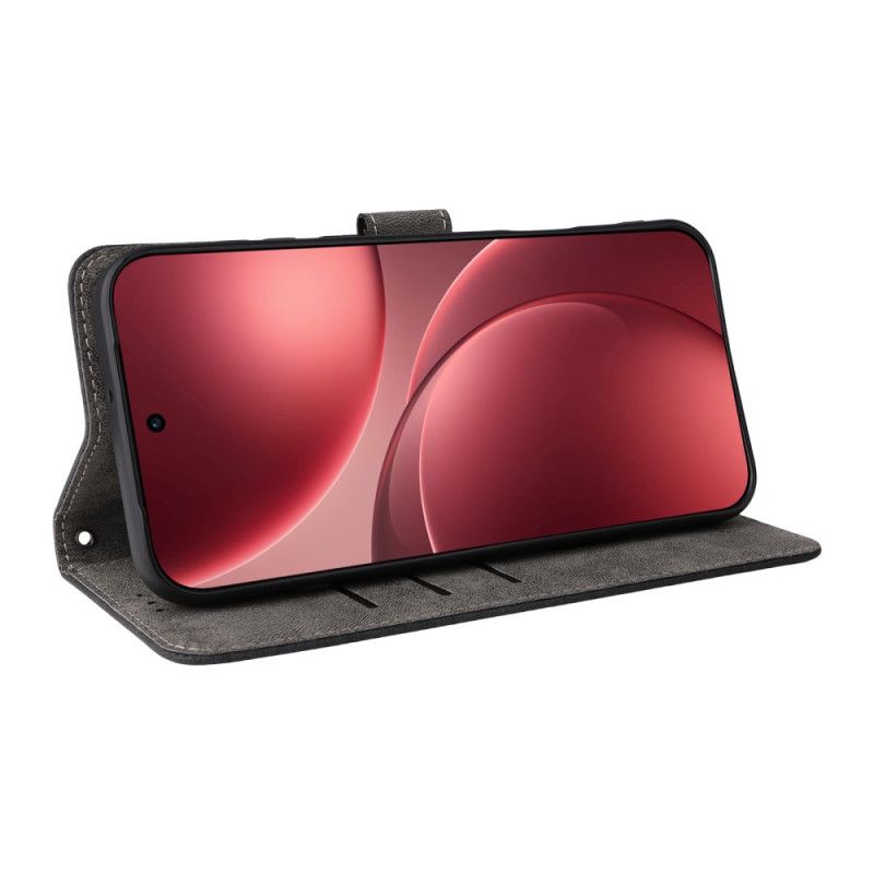 Læder Cover Oppo Find X9 Pro 5g Ruskindseffekt Med Rem