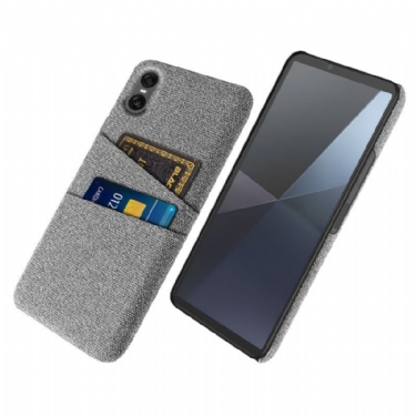 Cover Sony Xperia 10 Vii Kortholder I Stof