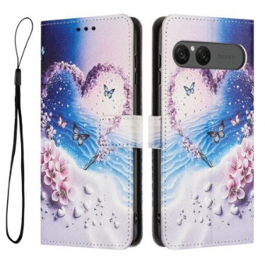 Flip Cover Sony Xperia 10 Vii Hjerte