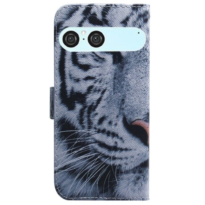 Flip Cover Sony Xperia 10 Vii Hvid Tiger
