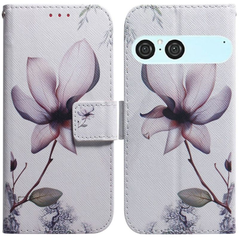 Flip Cover Sony Xperia 10 Vii Lyserød Blomst