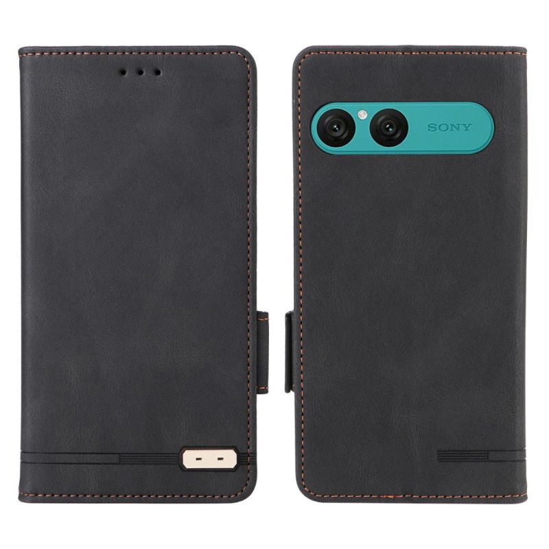 Flip Cover Sony Xperia 10 Vii Retro Ruskindseffekt