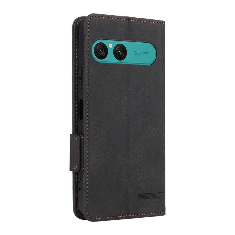 Flip Cover Sony Xperia 10 Vii Retro Ruskindseffekt