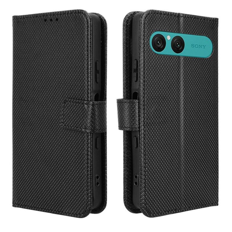 Flip Cover Til Sony Xperia 10 Vii Diamanttekstur