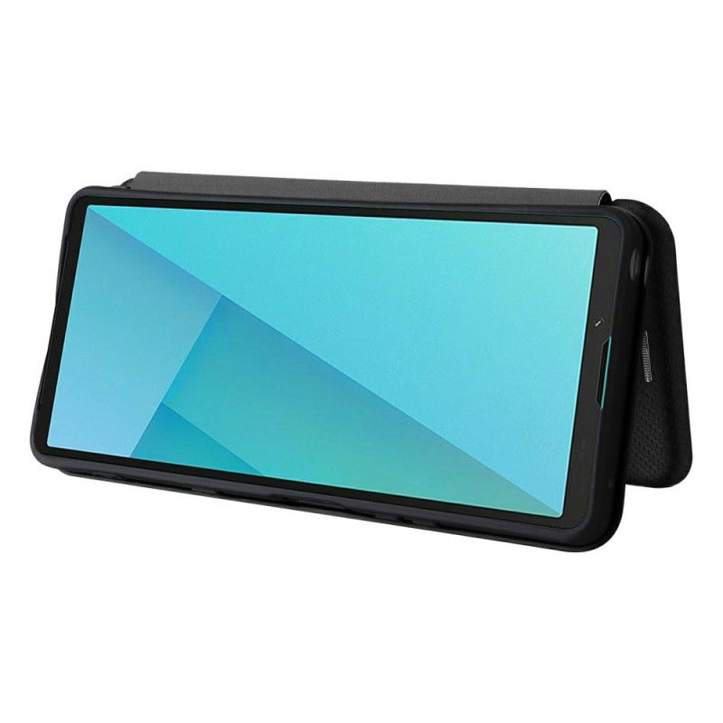 Flip Cover Til Sony Xperia 10 Vii Kulfiber