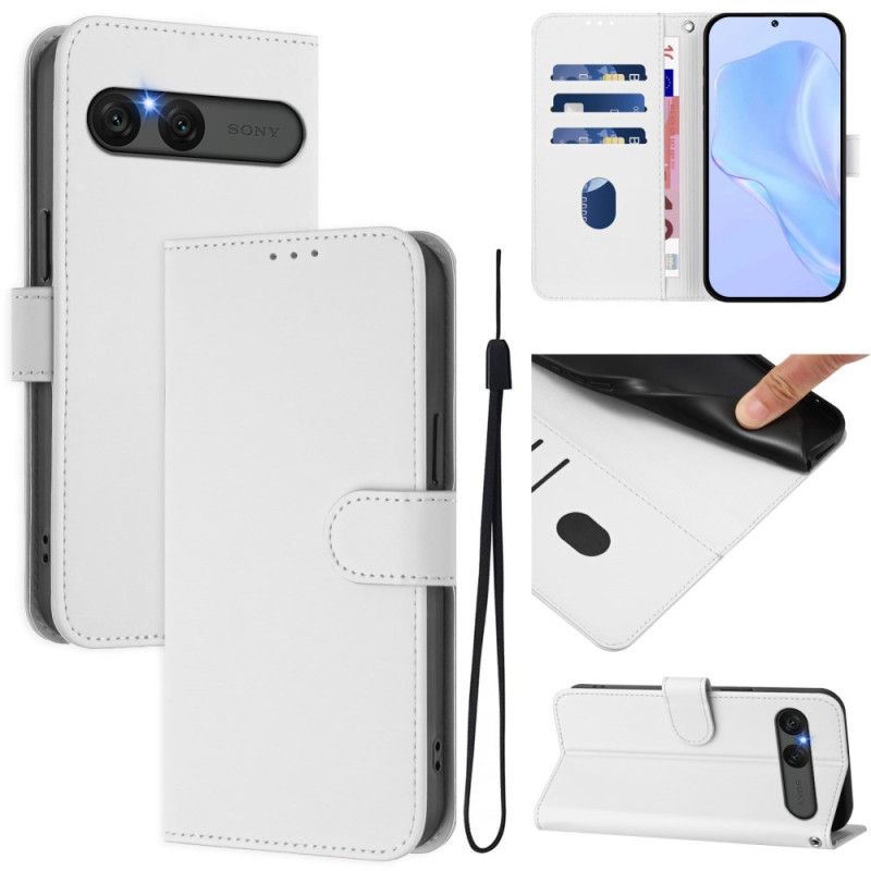 Læder Cover Sony Xperia 10 Vii Telefon Etui Kunstlæder