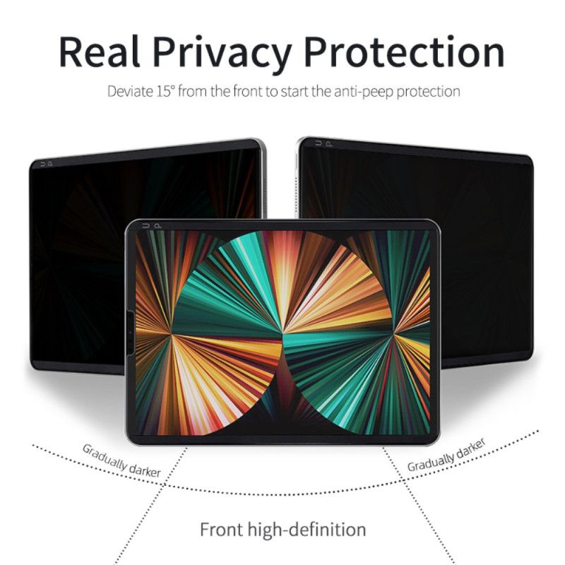 Anti-spionage Hærdet Glasskærmbeskytter Til Samsung Galaxy Tab S10 Lite / S10 Fe / S9 / S9 Fe / S8 / S7