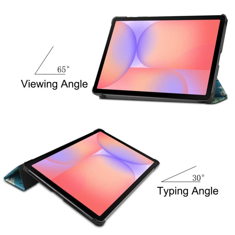 Samsung Galaxy Tab S10 Lite Forstærket Stylusholder Med Blomstrende Grene