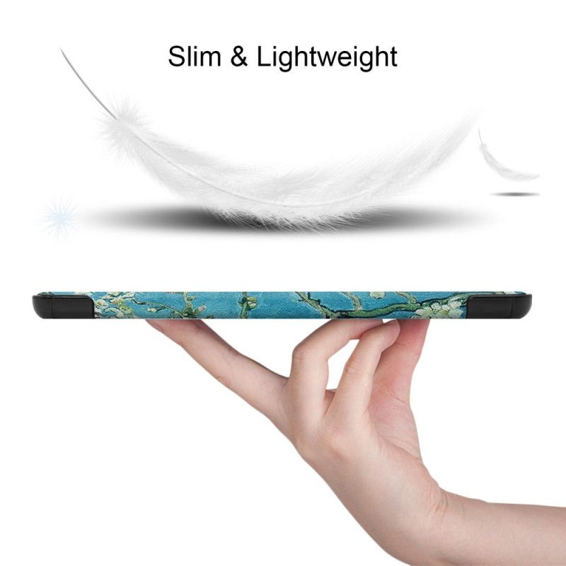 Samsung Galaxy Tab S10 Lite Forstærket Stylusholder Med Blomstrende Grene